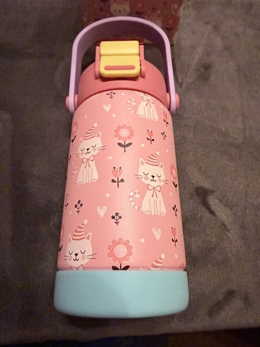 Cute cat water bottle - bottle, flask