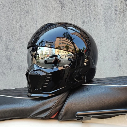 Retro motorcycle helmet abs - retro,