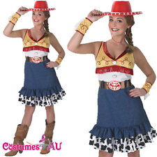 Ladies Sassy Jessie Costume Cowgirl Party Toy Story Disney Fancy Dress Hat