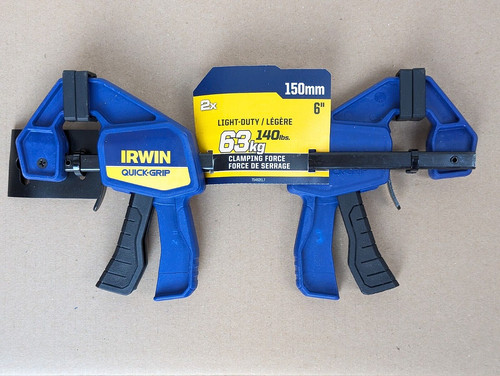 Twin pack irwin - quick-grip, 6"