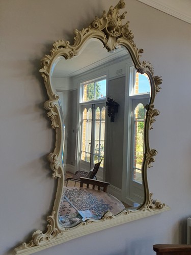 Large ornate over - , mantle