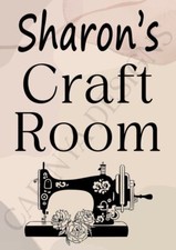 Personalised Craft Room Metal