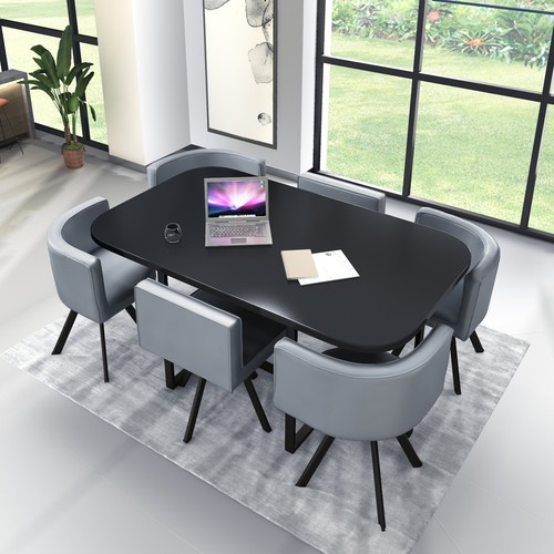 White wooden dining table - ,