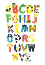 WOODEN JUNGLE ANIMAL ALPHABET