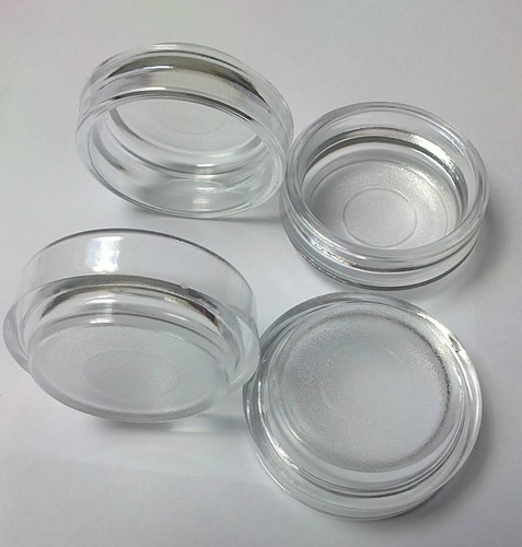 Clear plastic castor - x, cups
