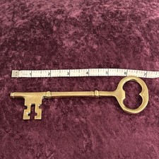Large 7" Vintage Brass Key