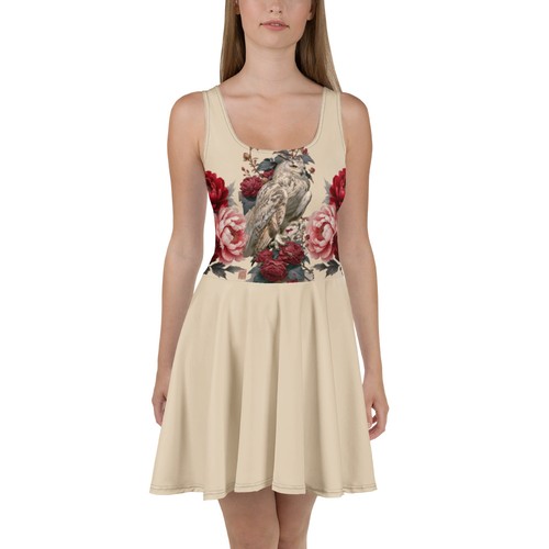 Women skater dress raven - dress,