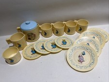 BlueBird Childs Tea Set Beatrix Potter Peter Rabbit  Toys 1983 Vintage