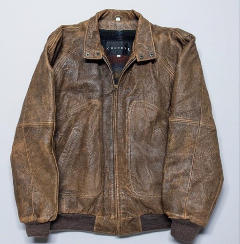 1990s vintage bomber cowhide - 1990s,
