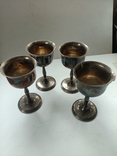 Vintage wine goblets - 4,