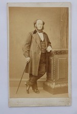 CDV OF MAN WITH CHINSTRAP