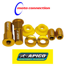 APICO WHEELS BLING PACK YELLOW  for SUZUKI RMZ 250 / 450 MOTOCROSS BIKE