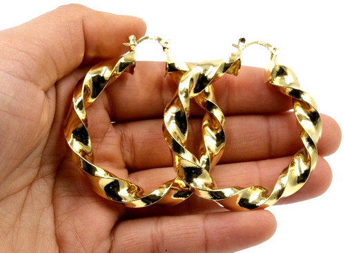 9ct gold filled - gold, twist