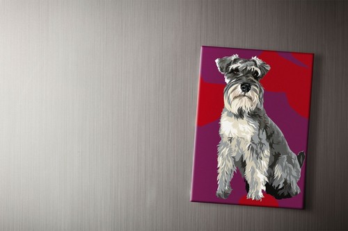 Schnauzer fridge magnet - schnauzer, |
