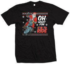 Motorcycle Christmas T Shirt -