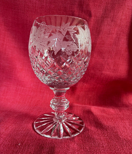 Tutbury clear cut glass - cut,