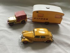 SOLIDO 1:50 SCALE CITROEN JEAN PINDER CAR WITH PINDER JEEP  &  PINDER CARAVAN