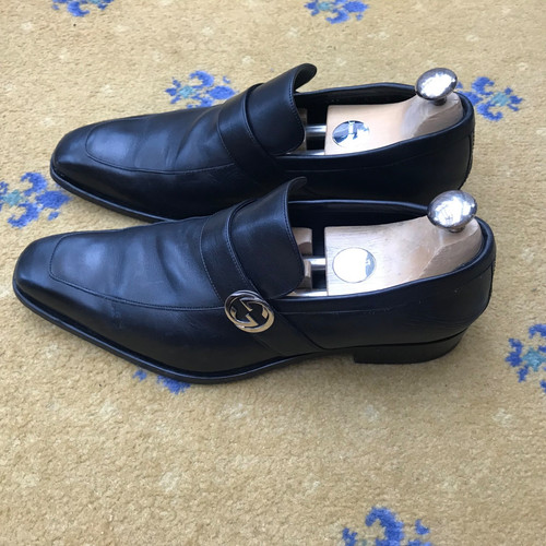 Gucci loafers shoes black - shoes,
