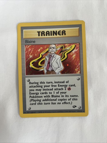Pokémon tcg blaine 132 - tcg, gym