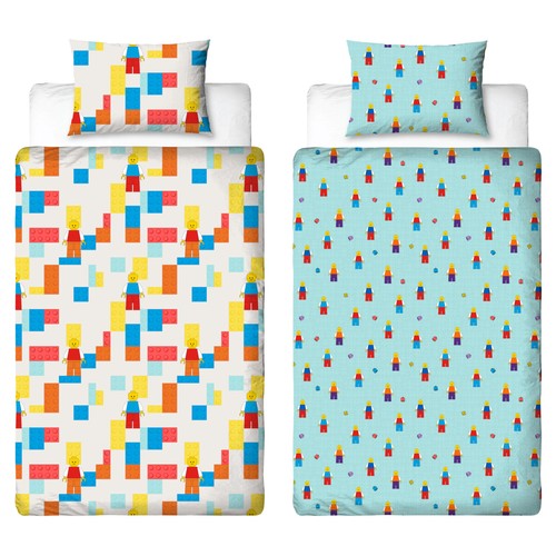 Lego single duvet cover set - single,