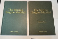 Rizzo Stirling Engine Manual Vol 1 & 2 Very Good Condition Miniature Steam Book