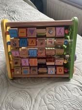 Big Jigs Wooden Toy - ABC Tile Abacus - Blackboard - Puzzles