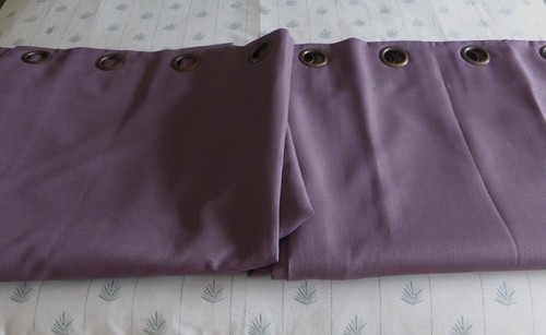 Eyelet lined curtains capri - eyelet,