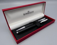Kingsley Pen Set With Fountain Pen & Ballpoint Inc Ink - Boxed & Unused