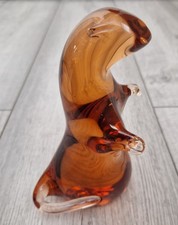 Wedgwood Amber Blown Glass