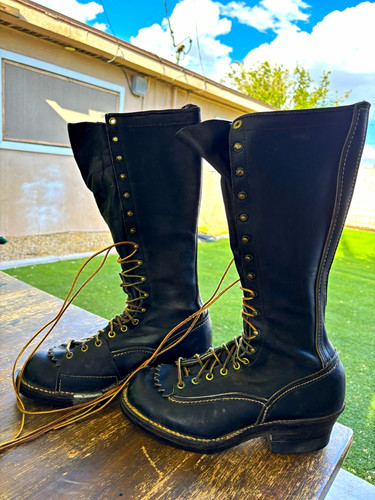 Vintage wesco tall black - vintage,