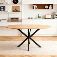 Natural Wood Extendable Dining