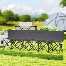 6 Seater Folding Bench Outdoor