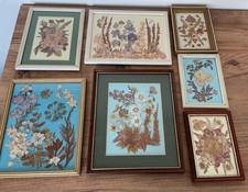 7 x Vintage Dried Flower