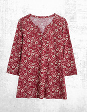 Womens ¾ Sleeve Jersey Top