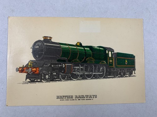 Gwr king class - gwr, postcard