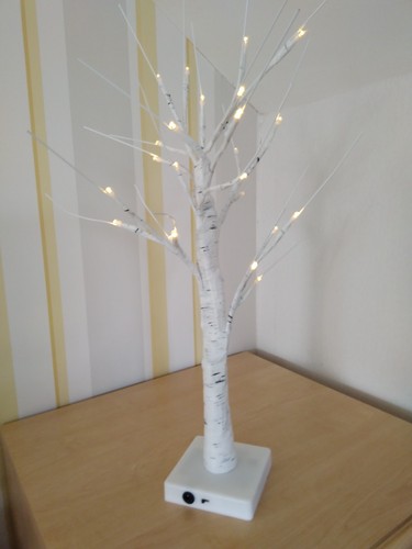 Artificial white birch tree - artificial,