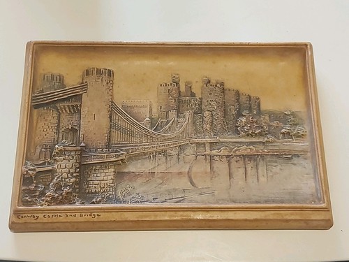 Vintage ivorex plaque - vintage, by