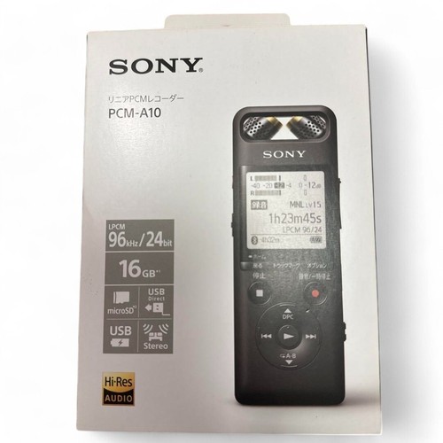 Sony pcm a10 - sony, pcm-a10