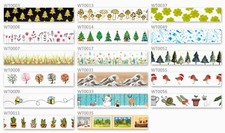 Nature Washi Tapes - UK Stock