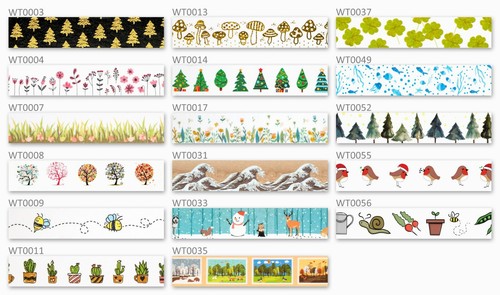 Nature washi tapes uk stock - tapes,