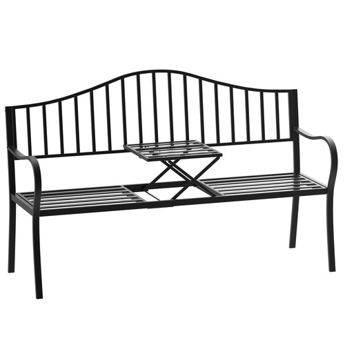 Outdoor metal frame seater - metal,