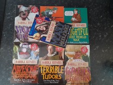 Horrible Histories book set of 7 books paperback, good condition