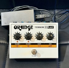 ? Orange Terror Stamp 20W Valve Hybrid Guitar Amp Pedal~ White + PSU ?