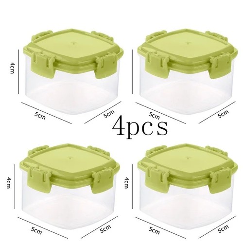 4pcs plastic sauce - 4pcs,