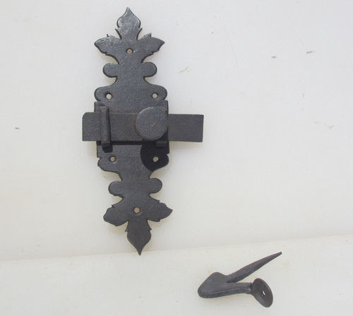 Vintage iron door lock sliding - door,