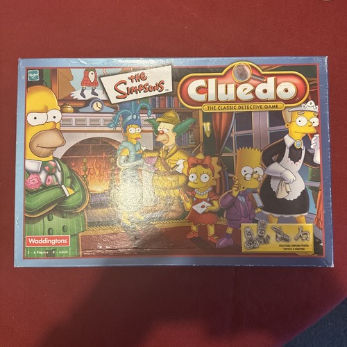 The simpsons cluedo board - cluedo, game