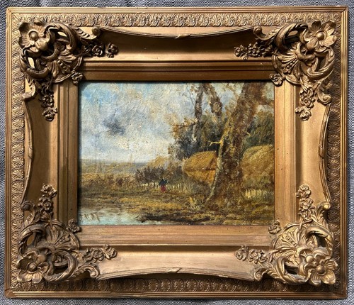 Signed antique british school - signed,