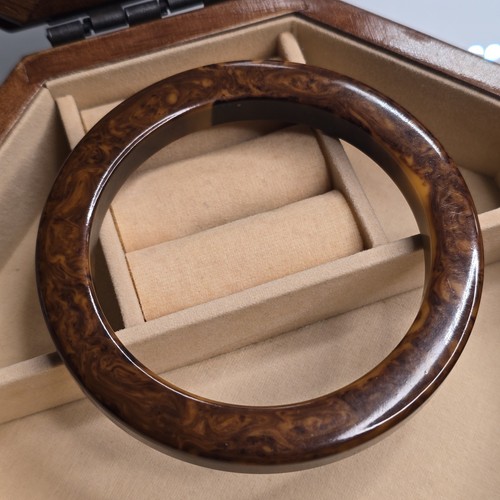 Vintage bakelite marbled brown - bakelite,