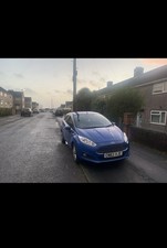 Blue Ford Fiesta Zetec 1.0 Ecoboost Petrol 5 Door 2013