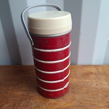 Vacco Master model JS, Made in England Vintage Flask with cork stopper.